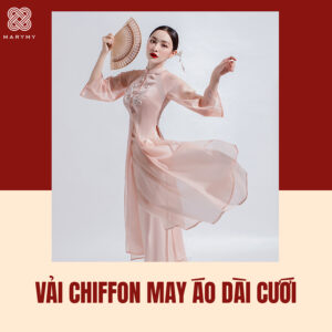 vải chifon may áo dài