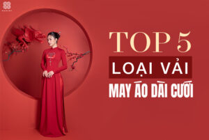 các loại vải may áo dài cưới