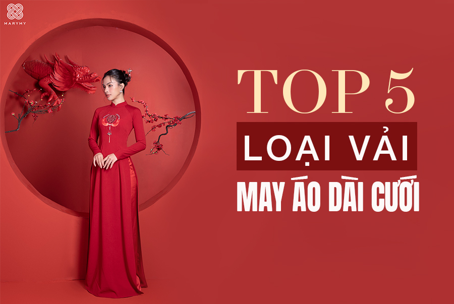 các loại vải may áo dài cưới
