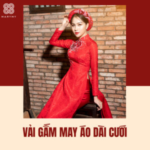 vải gấm may áo dài